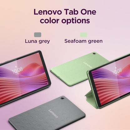 Lenovo Tab One Android Tablet | 8.7 inch HD Display | MediaTek Helio G85 | 4GB RAM | 128GB | Wi-Fi 5 | Clear Case