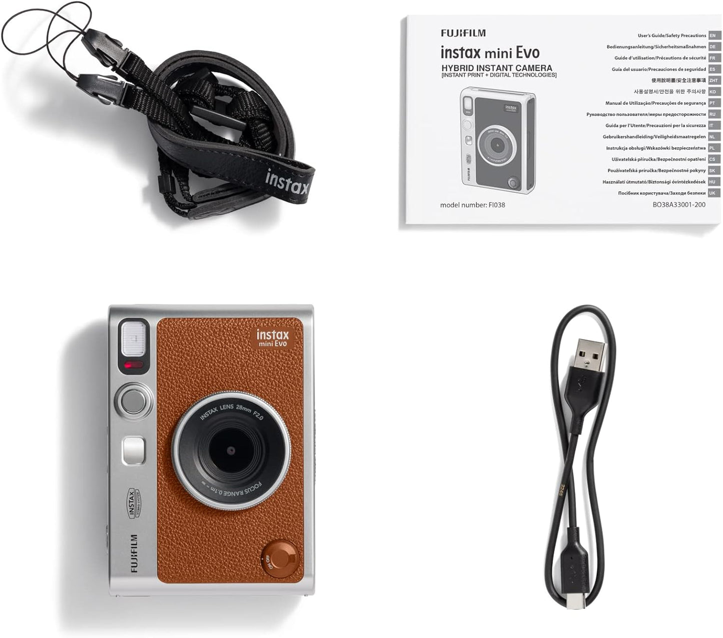 instax mini EVO Hybrid camera and smartphone printer,