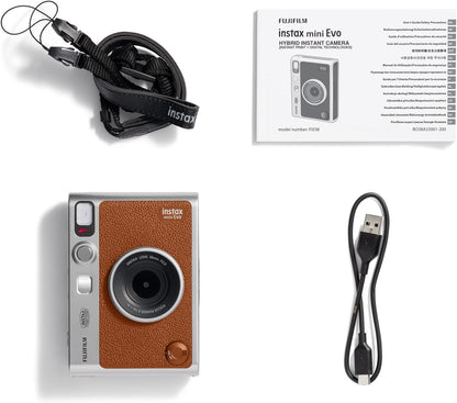 instax mini EVO Hybrid camera and smartphone printer,