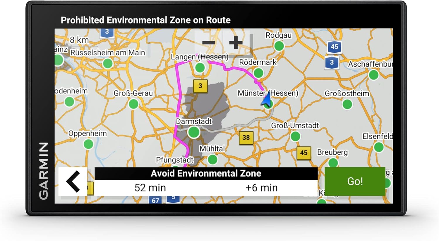 Garmin DriveSmart 66 ,GPS Sat Nav, 6" Display, Map Updates for UK, Ire and Full Europe, Live Traffic via app,Bluetooth Hands-free Calling,Voice Commands/Smart Features,