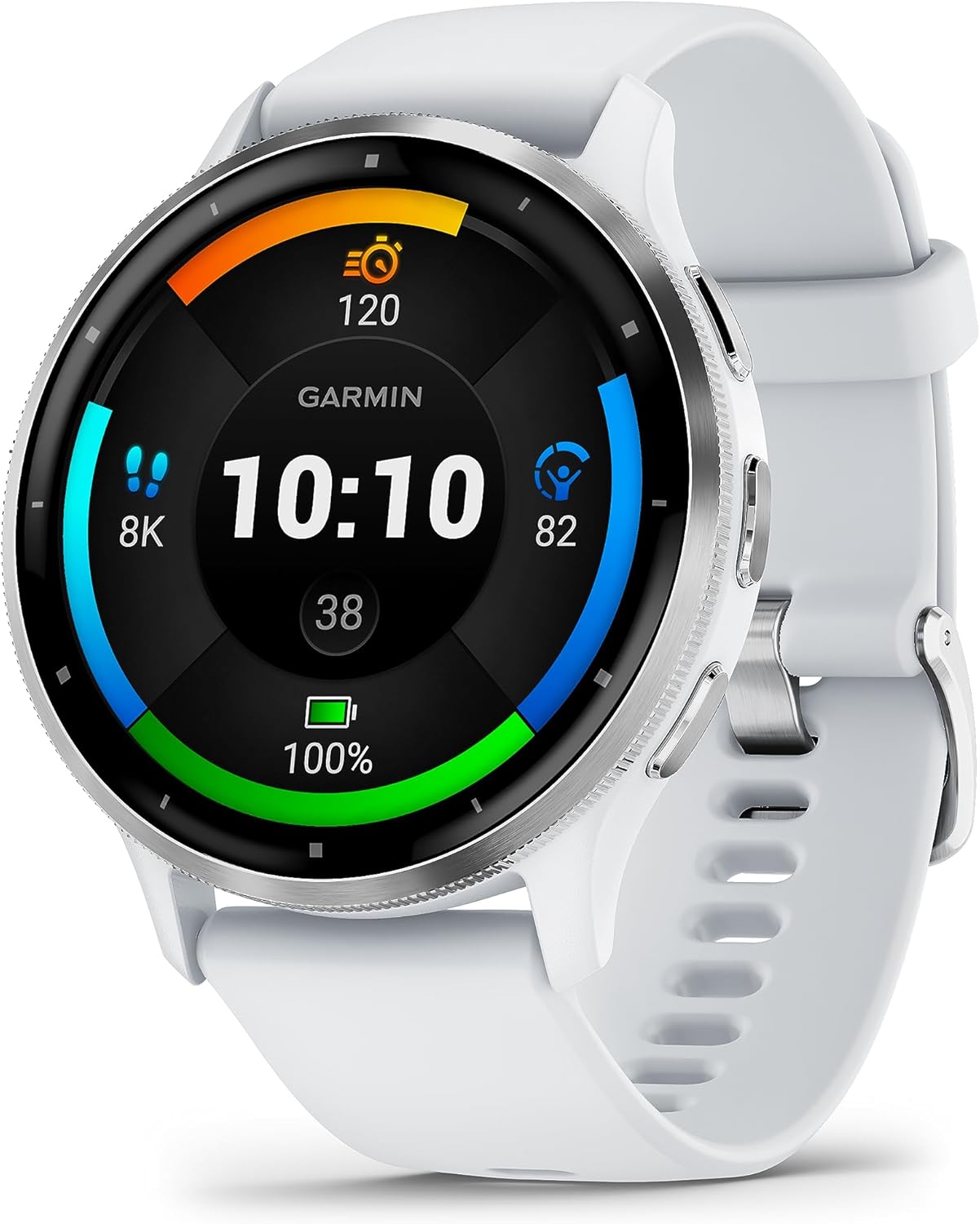 Garmin Venu 3 GPS 45mm , AMOLED Touchscreen, All-day Advanced Health & Fitness Features, Voice Functionality, Music Storage, Wellness with up to 14 days battery life,