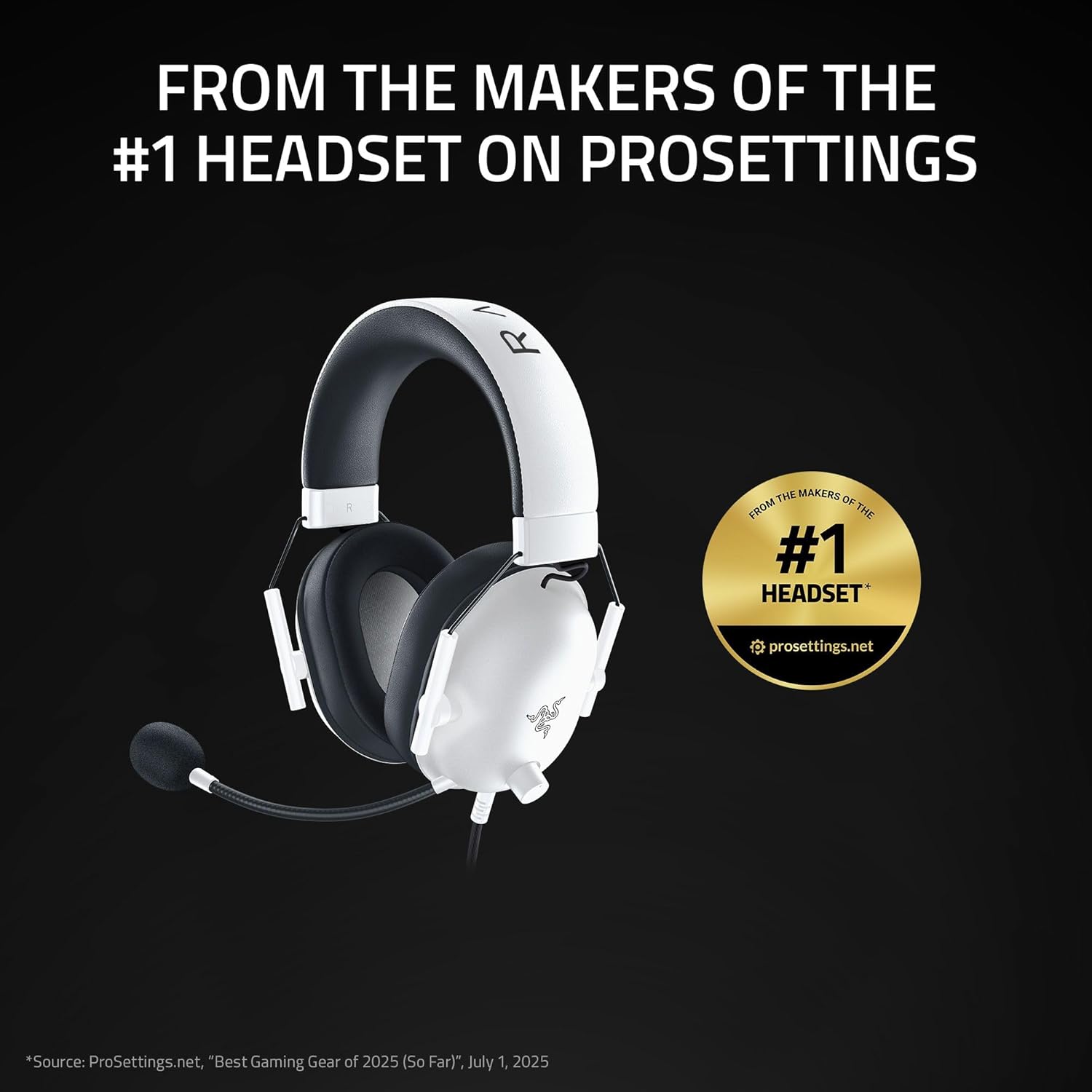 Razer - Multi-Platform Wired Esports Headset (Triforce 50 mm Drivers, Advanced Passive Noise Cancellation, 7.1 Surround Sound, Hyperclear Cardioid Mic)