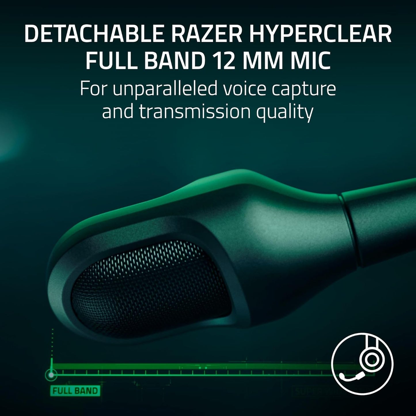 Razer Shark V3 Pro - Wireless ANC Esports Headset - Active Noise Cancellation - Drivers 50mm - Detachable HyperClear Mic - Wireless HyperSpeed 2,4 GHz & Bluetooth - FPS - PC/Mac |