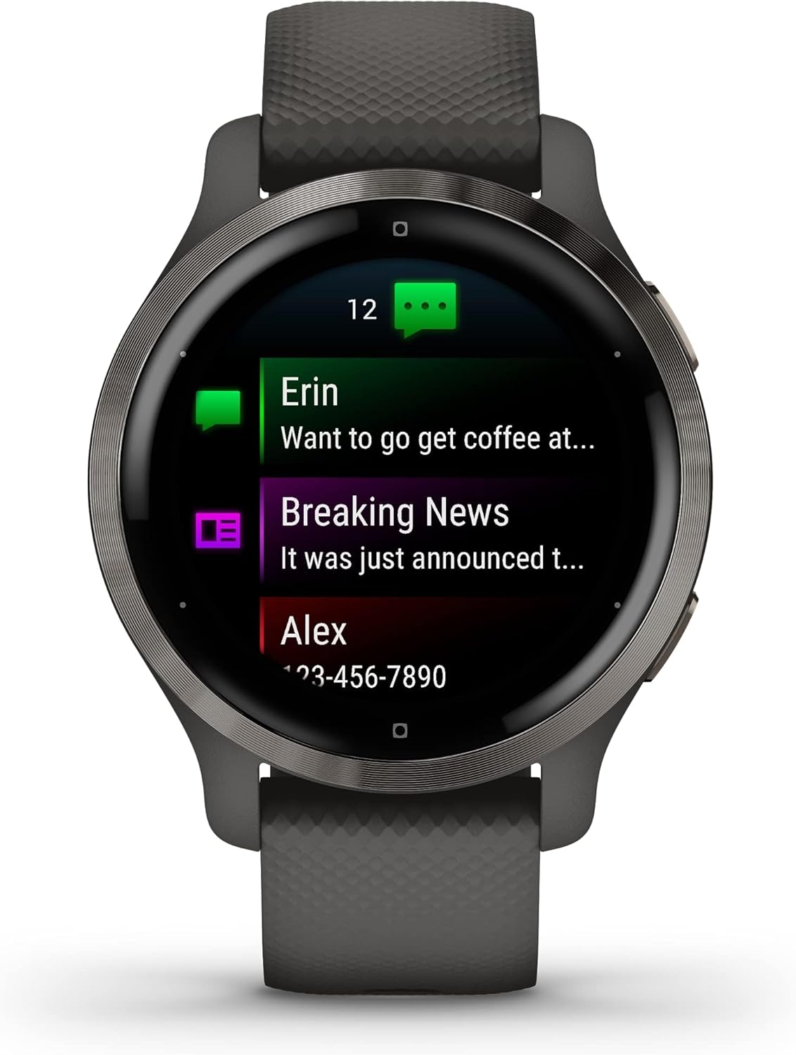 Garmin Venu 2S GPS 40mm Smartwatch, AMOLED Touchscreen, All-day Advanced Health & Fitness Features, Music Storage, Wellness Smartwatch with up to 10 days battery life,