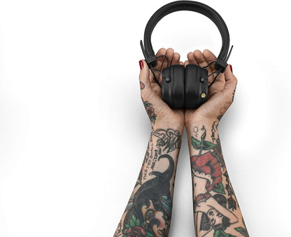 Marshall On Ear Bluetooth Headphones, Wireless Earphones, Foldable, 80+ Hours Wireless playtime