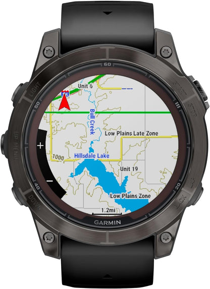 Garmin Fenix 7 Band, gray/Black, 47mm, Pro Sapphire Solar