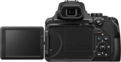 NIkon COOLPIX P1100 Superzoom Digital Camera | 125x Optical Zoom with Image Stabilization 16 MP 4K Ultra HD Video Wi-Fi Connectivity RAW Format and Rotating LCD Screen (Black)