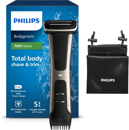 Philips Bodygroom Series 7000 Showerproof Body Groomer (Model BG7025/15)