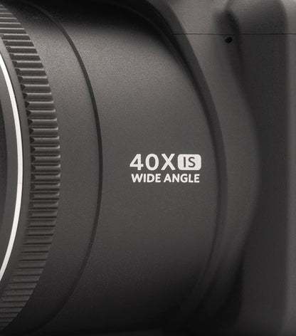 KODAK Pixpro Astro Zoom AZ405 - Digital Bridge , 40x Zoom, 24 mm Wide-angle Lens, 20 Megapixels, 3" LCD Display, 1080p Full HD Video, OIS, AA Battery