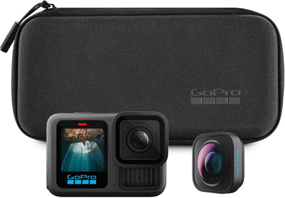 GoPro HERO13 Black Ultra Wide Edition - Waterproof Action Camera with 5.3K60 Video, 27MP Photo, Boosted 177-degree FOV + Compatability with HB-Series Lenses