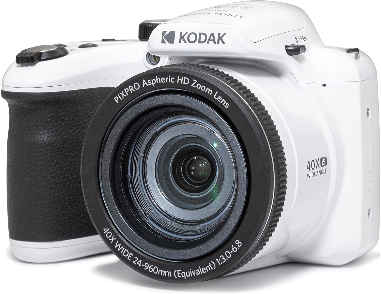 KODAK Pixpro Astro Zoom AZ405 - Digital Bridge , 40x Zoom, 24mm Wide-Angle Lens, 20 Megapixels, 3-inch LCD, Full HD 1080p Video, Optical Image Stabilization (OIS), AA Battery
