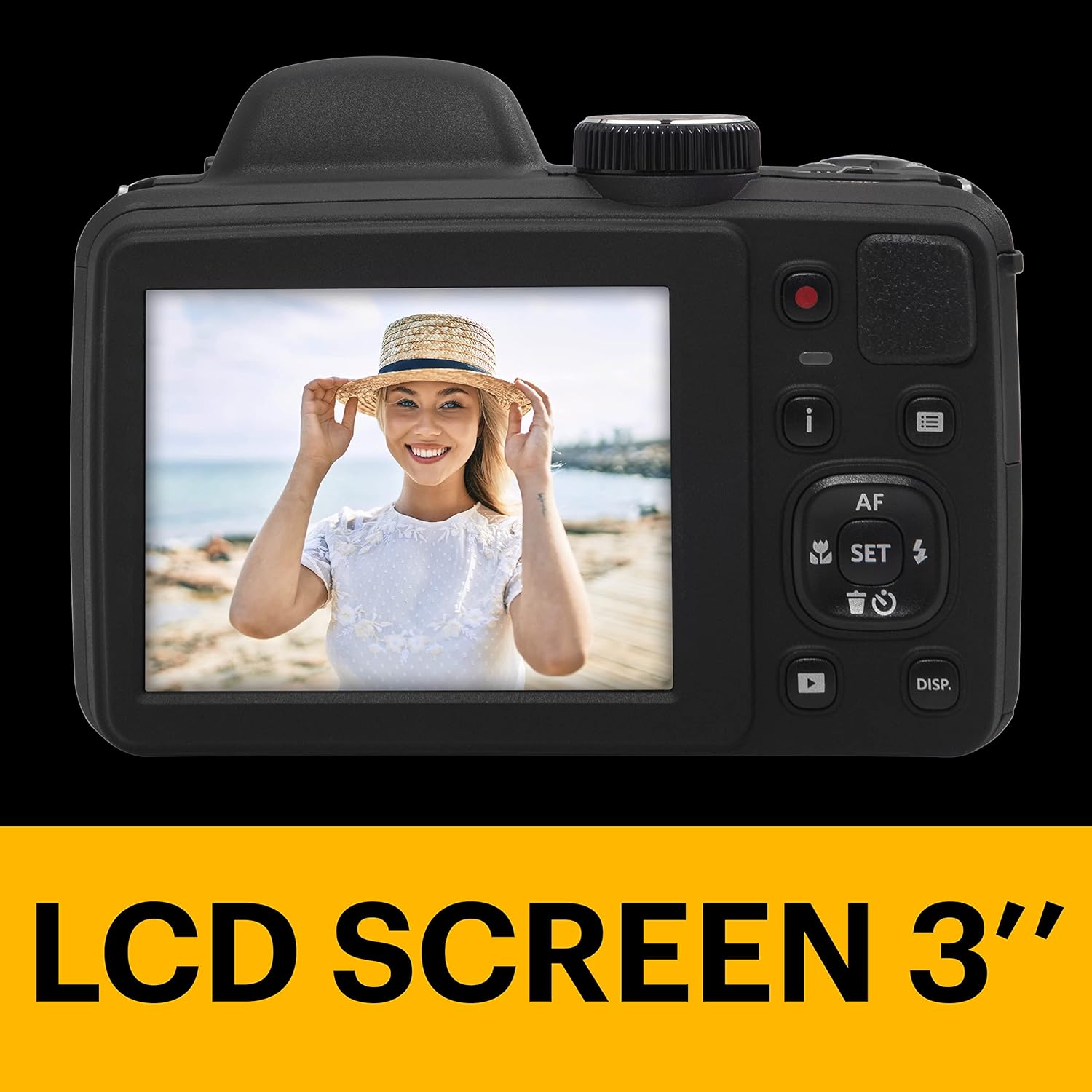 KODAK Pixpro Astro Zoom AZ405 - Digital Bridge , 40x Zoom, 24 mm Wide-angle Lens, 20 Megapixels, 3" LCD Display, 1080p Full HD Video, OIS, AA Battery