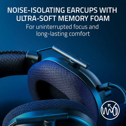 Razer Shark V2 Pro (2023) for PC - Premium Wireless E-Sports Headset (HyperClear Super Wideband Mic, TriForce Titanium 50 mm Driver, Bluetooth, Up to 70hrs Battery)