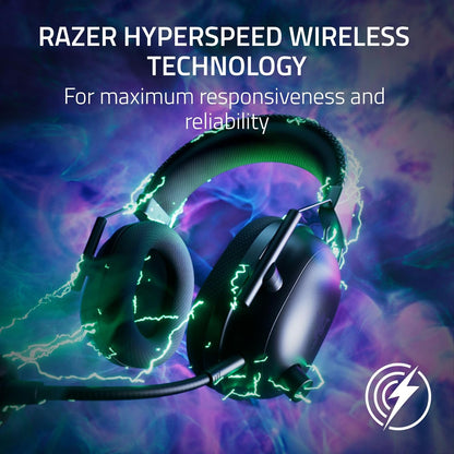 Razer BlackShark V2 Pro (2023) for PC - Premium Wireless E-Sports Headset (HyperClear Super Wideband Mic, TriForce Titanium 50 mm Driver, Bluetooth, Up to 70hrs Battery)