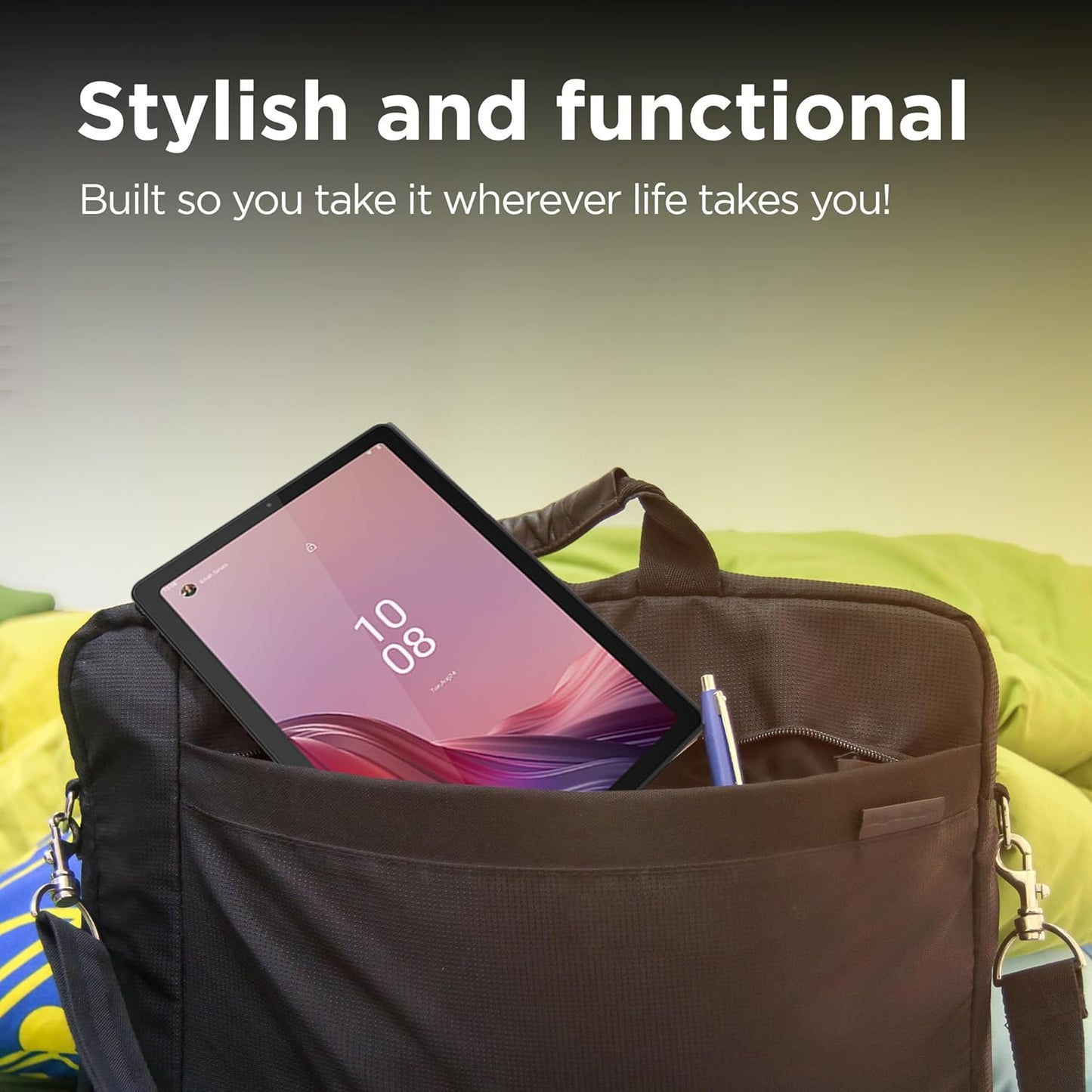 Lenovo Tab M9 Android tablet | 9-inch HD | 32GB | Clear Case + Film | WiFi | 3GB RAM | Arctic Grey | Designed for portable entertainment