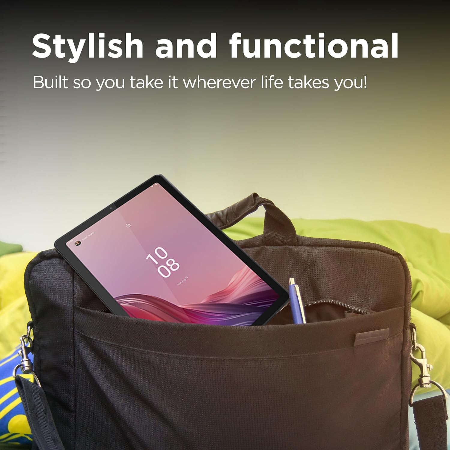 Lenovo Tab M9 Android tablet | 9-inch HD | 32GB | Clear Case + Film | WiFi | 3GB RAM | Arctic Grey | Designed for portable entertainment