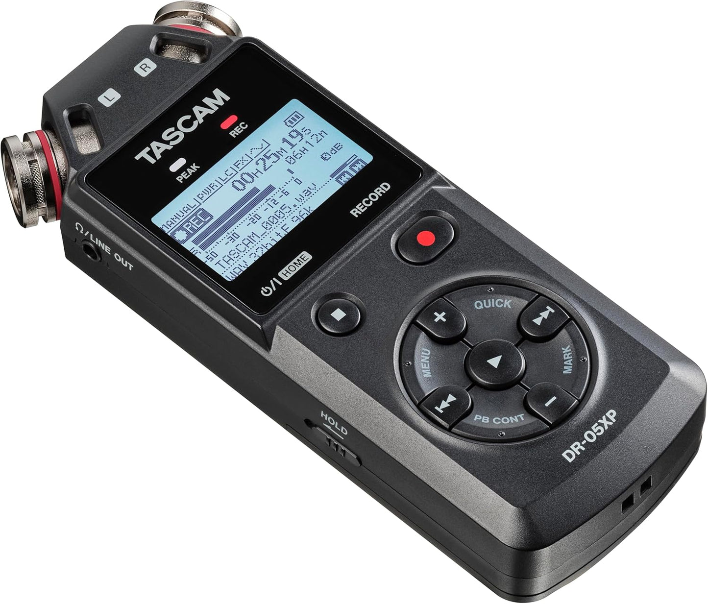 Tascam DR-05XP - 2-Channel 32-Bit Float Portable Handheld Recorder With USB-C Audio Interface