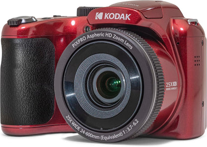 KODAK Pixpro Astro Zoom AZ255 - 16 MP Digital Bridge , 25X Optical Zoom, 1080p HD Video, 24mm Wide Angle, Optical Image Stabilizer, 3-Inch LCD Screen, AA Battery