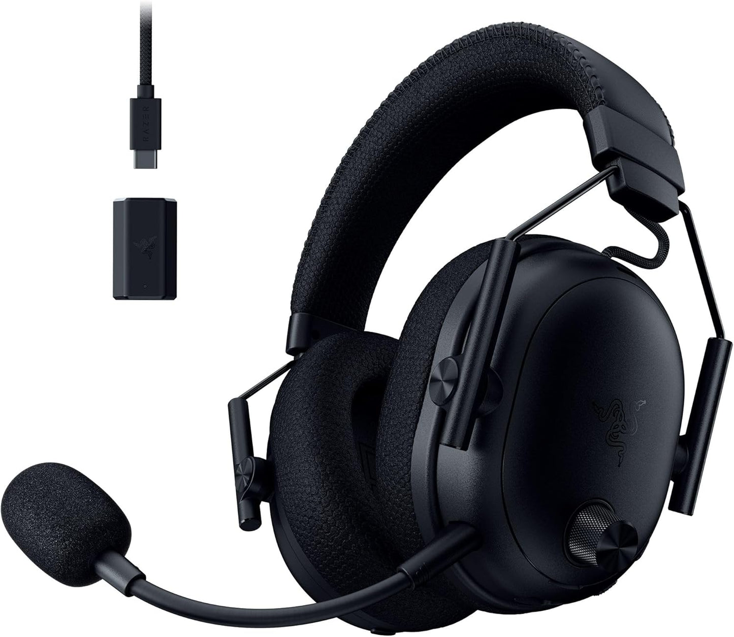 Razer Shark V3 Pro - Wireless ANC Esports Headset - Active Noise Cancellation - Drivers 50mm - Detachable HyperClear Mic - Wireless HyperSpeed 2,4 GHz & Bluetooth - FPS - PC/Mac |