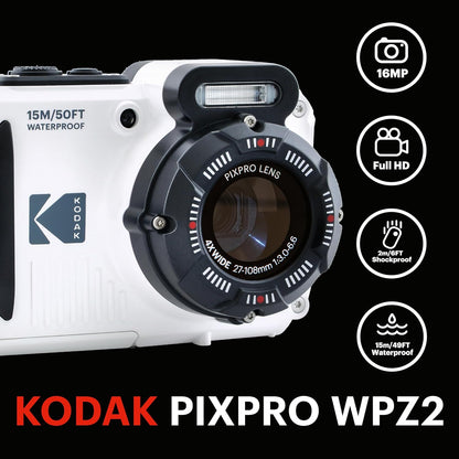Kodak PIXPRO WPZ2 16MP 4x Zoom Tough Compact