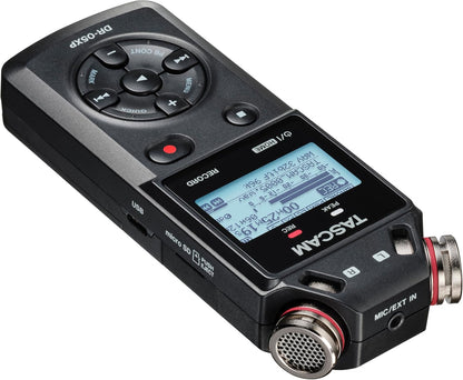 Tascam DR-05XP - 2-Channel 32-Bit Float Portable Handheld Recorder With USB-C Audio Interface