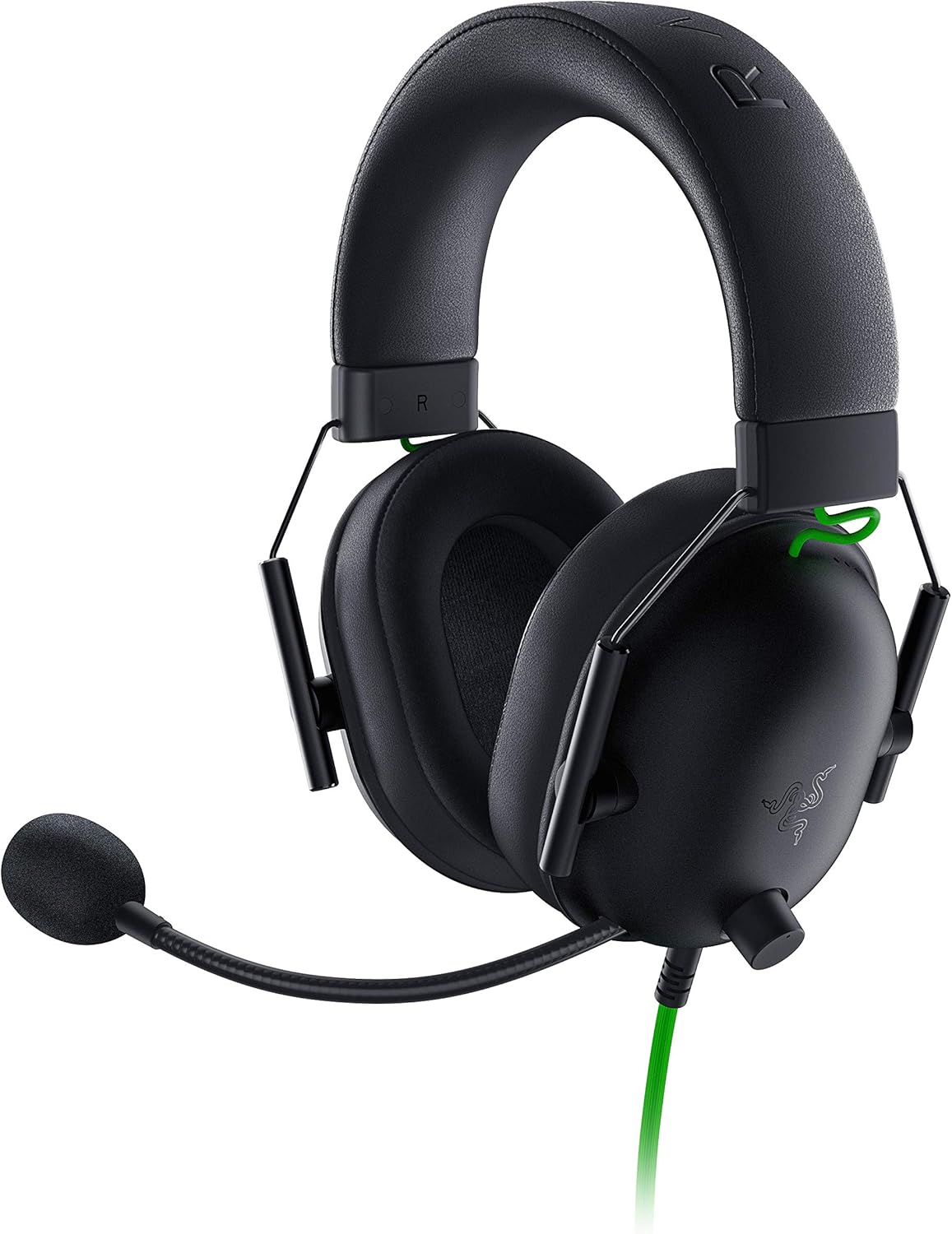 Razer Shark V2 X - Multi-Platform Wired Esports Headset (Triforce 50 mm Drivers, Advanced Passive Noise Cancellation, 7.1 Surround Sound, Hyperclear Cardioid Mic)