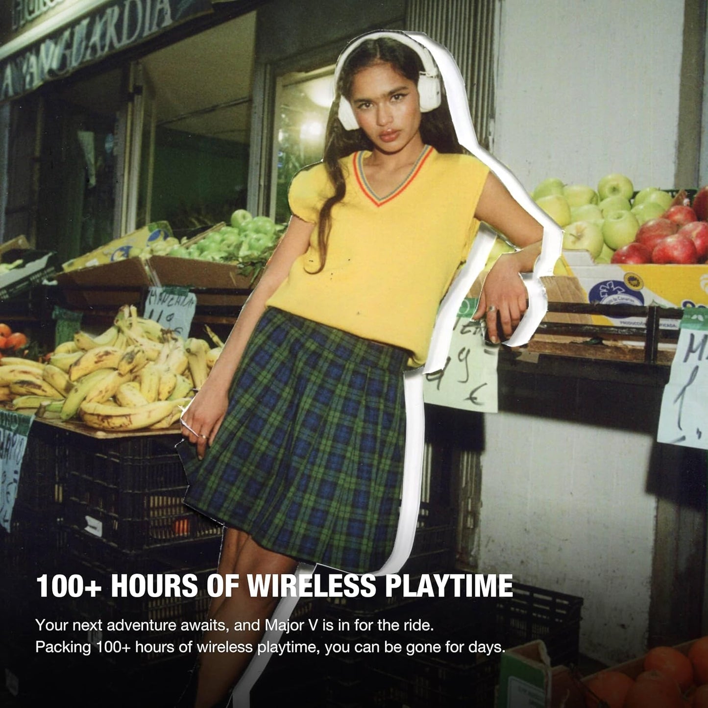 Marshall Bluetooth Headphones, 100 Hours Playtime