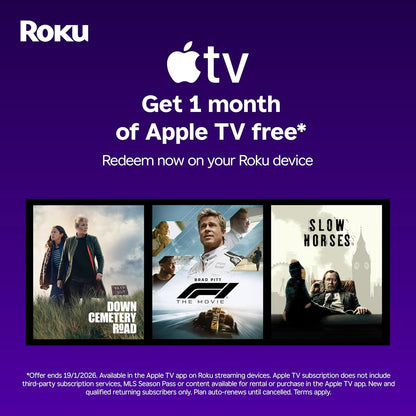 Roku Streaming Stick 2025 – HD Roku Streaming Device for TV with Voice Remote – Free and Live TV