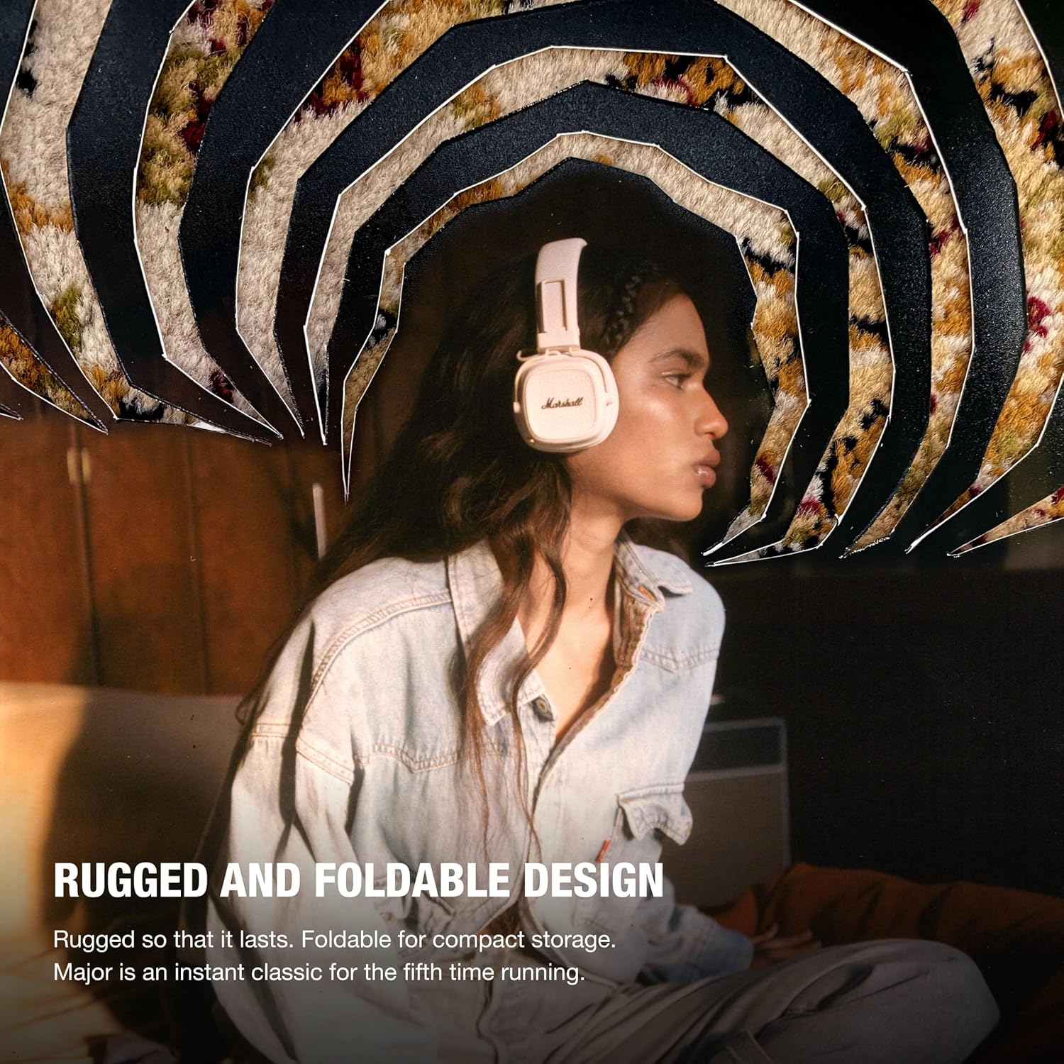 Marshall Bluetooth Headphones, 100 Hours Playtime